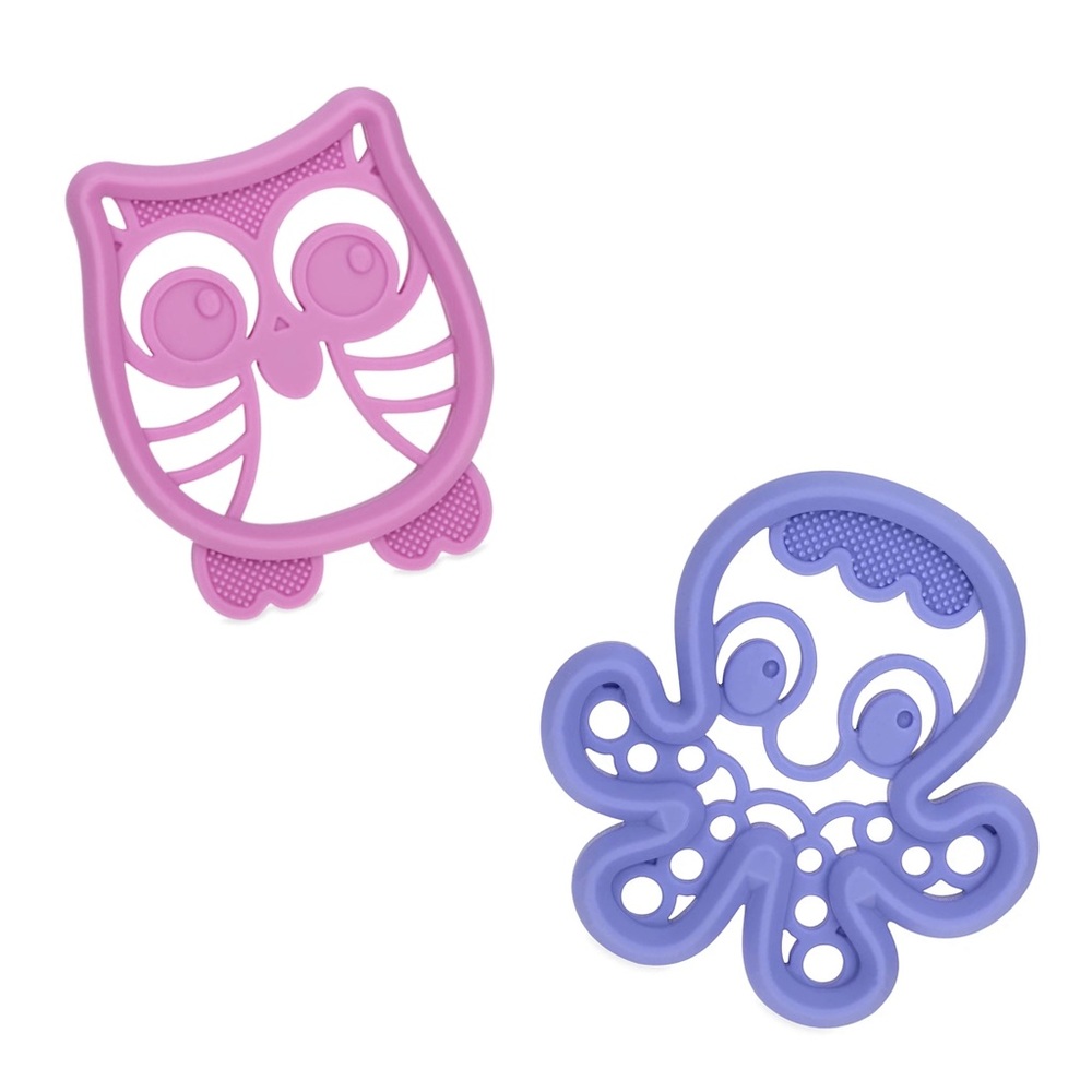 New Nuby 2 Pack Teether Set